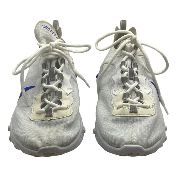 Nike React Element 55 “White Game Royal” BQ6167-100 Size 8 Men’s - Picture 2 of 13